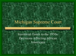 Michigan Supreme Court Historical Society