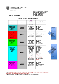 300 $300 $330 $330 $350 - Cambridge Test Centre Sydney