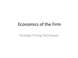 Economics of the Firm