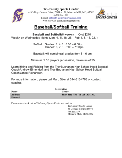 Flyer - Tri-County Sports Center