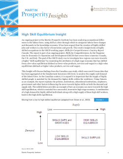 High Skill Equilibrium Insight