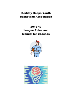 Berkley Hoops Youth Basketball Association 2016