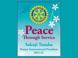 Rotary Foundation Funding Two Needs, Two Ways