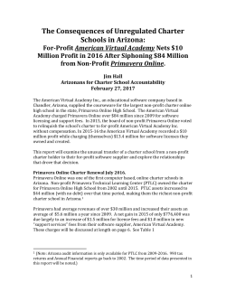 American Virtual Academy - Arizonans for Charter School