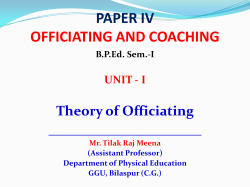 The qualities of Good official