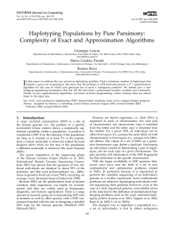 Haplotyping Populations by Pure Parsimony: Complexity of Exact