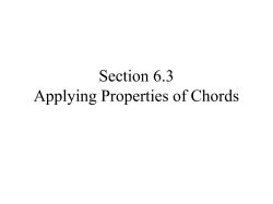 ANSWER EXAMPLE 4 Use Theorem 6.8 SOLUTION Chords QR