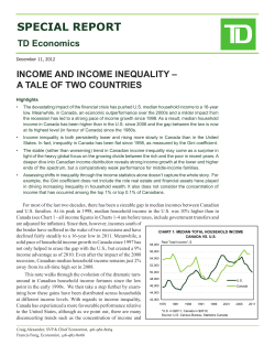 Income And Income Inequality