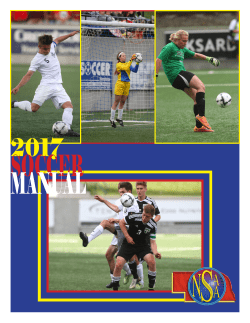 Soccer Manual - Nebraska School Activities Association