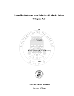 System Identification and Model Reduction with Adaptive Rational