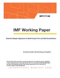 Extensive Margin Adjustment of Multi-product Firm and Risk