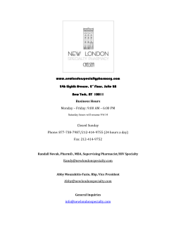 Media Kit PDF - New London Specialty Pharmacy