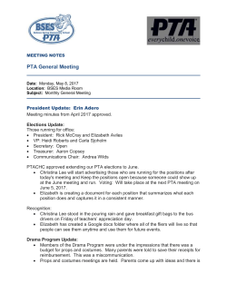 Meeting minutes from April 2017 approved.