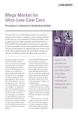 Mega Market for Ultra-Low