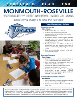 Strategic Plan - Monmouth