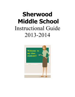instructional plan - Shelby County Schools
