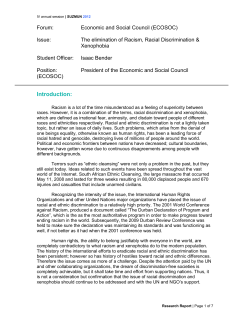 Position: President of the Economic and Social Council (ECOSOC)