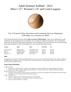 Men`s 12" Softball Leagues