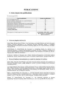 publications - Universit&eacute; Paris 1 Panth&eacute;on