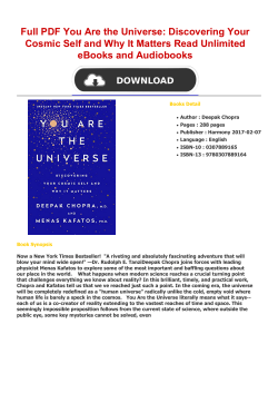 Full PDF You Are the Universe: Discovering Your