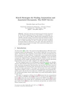 Search Strategies for Finding Annotations and Annotated