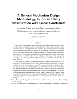 A General Mechanism Design Methodology for Social Utility
