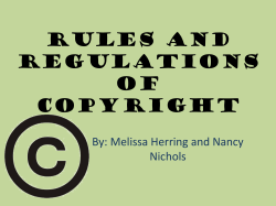 Copyright Presentation