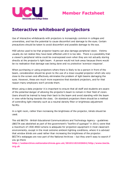 Interactive whiteboards