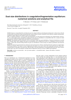 Dust size distributions in coagulation/fragmentation equilibrium