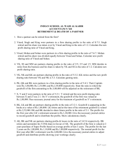 retirement and death - Indian School Al Wadi Al Kabir