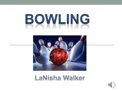 Bowling LaNisha Walker