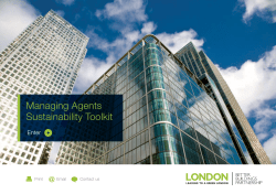 BBP Managing Agents Sustainability Toolkit