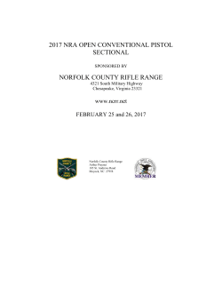 2017 nra open conventional pistol sectional