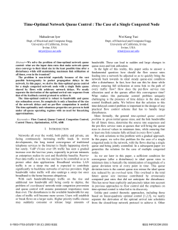 Time-Optimal Network Queue Control: The Case of a