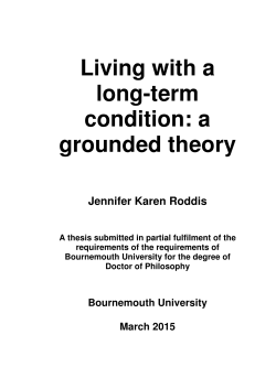 Living with a long-term condition: a grounded theory