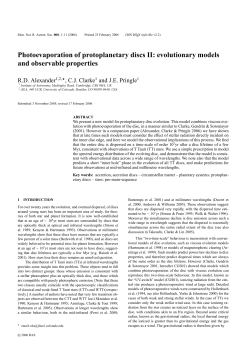 Photoevaporation of protoplanetary discs II: evolutionary models