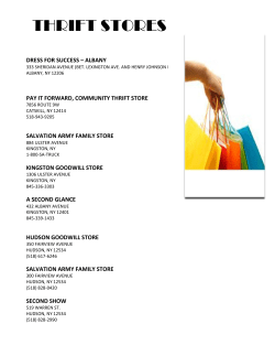 thrift stores - Columbia