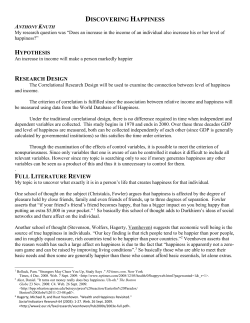 Discovering Happiness Anthony Knuth