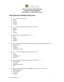 Story Elements: Multiple-Choice Quiz