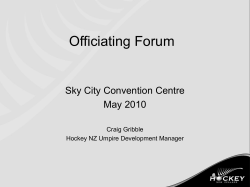Craig Gribble Presentation