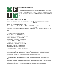 Private Schools By The Numbers – Independent School Statistics