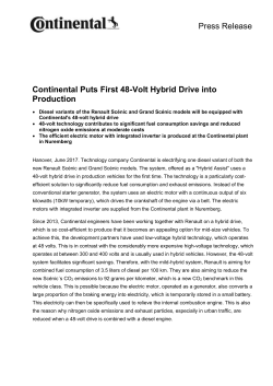 Continental Puts First 48-Volt Hybrid Drive into Production DOCX