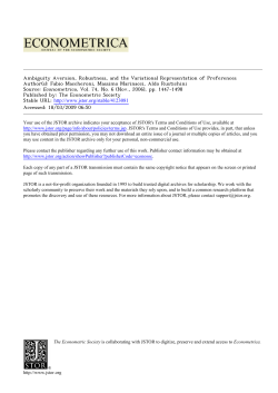 Ambiguity Aversion, Robustness, and the Variational