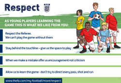 AS YOUNG PLAYERS LEARNING THE GAME THIS IS WHAT WE