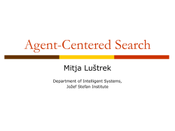 Agentno preiskovanje - Department of Intelligent Systems