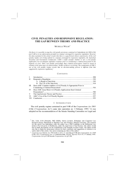 civil penalties and responsive regulation