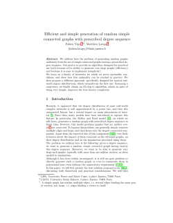 Efficient and simple generation of random simple