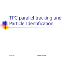 TPC tracking and Particle Identification