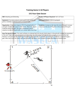 Training Game U-10 Players 1V1 Four Gate Soccer