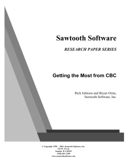 Getting The Most From CBC - Part 1